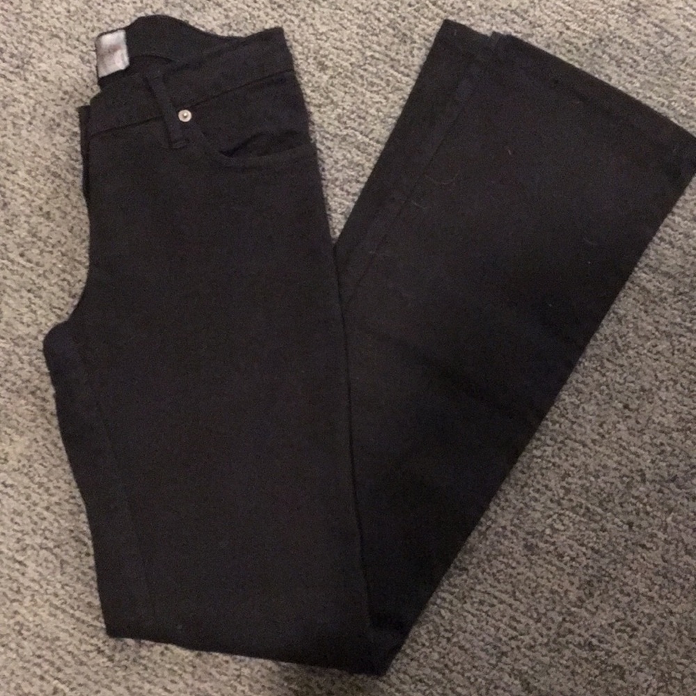 Sass & bide black low-rise Y2K flare size 26